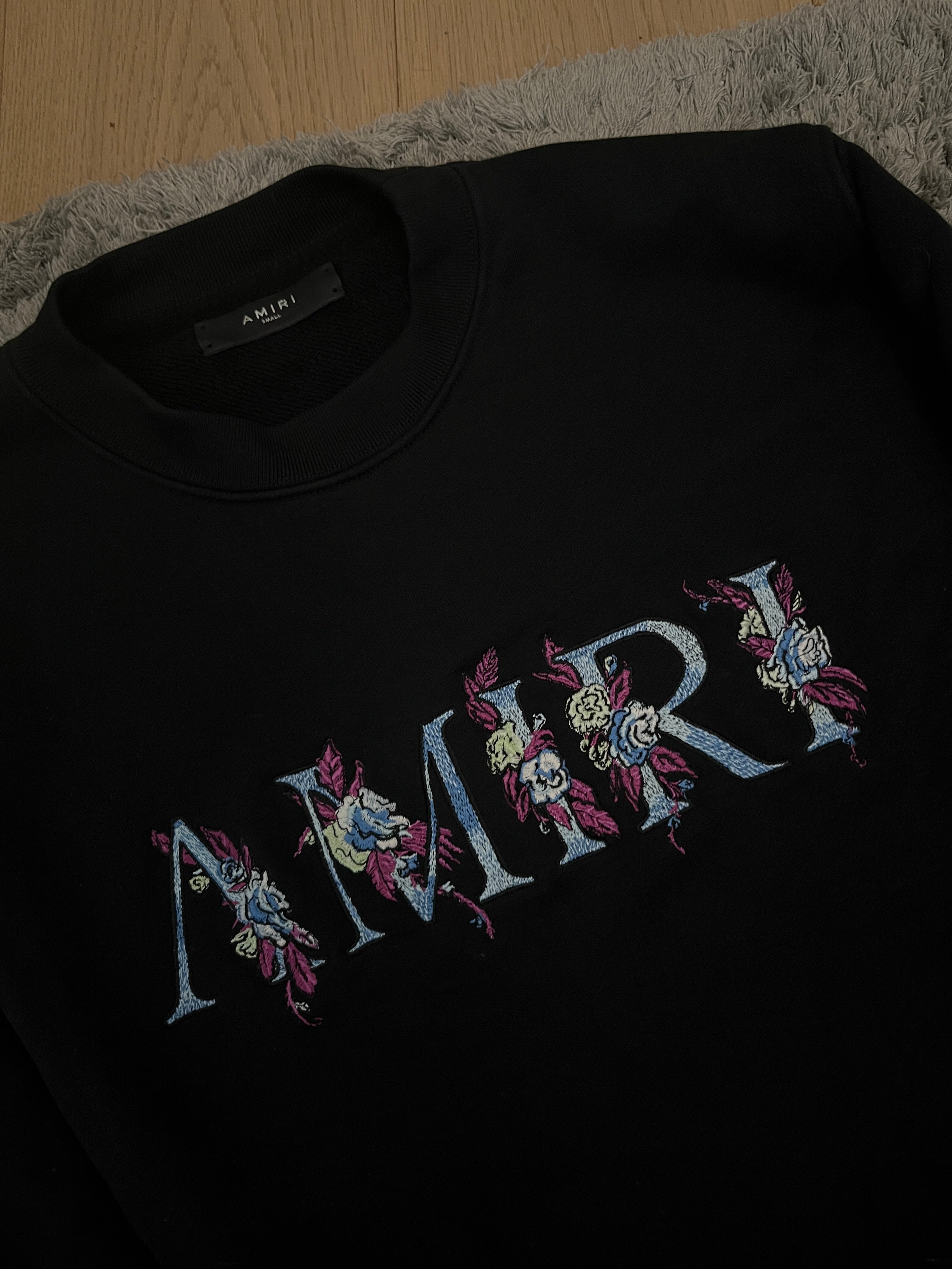 Amiri Floral Sweatshirt